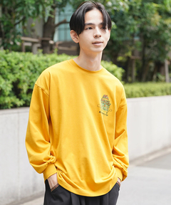 チチカカ |チビカチナコミックプリントロングTシャツ