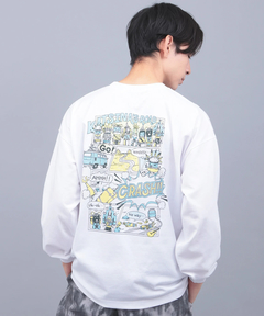 チチカカ |チビカチナコミックプリントロングTシャツ