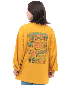 チチカカ |チビカチナコミックプリントロングTシャツ