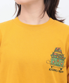 チチカカ |チビカチナコミックプリントロングTシャツ