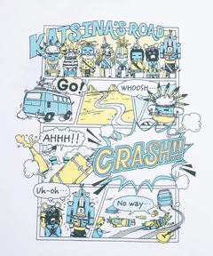 チチカカ |チビカチナコミックプリントロングTシャツ