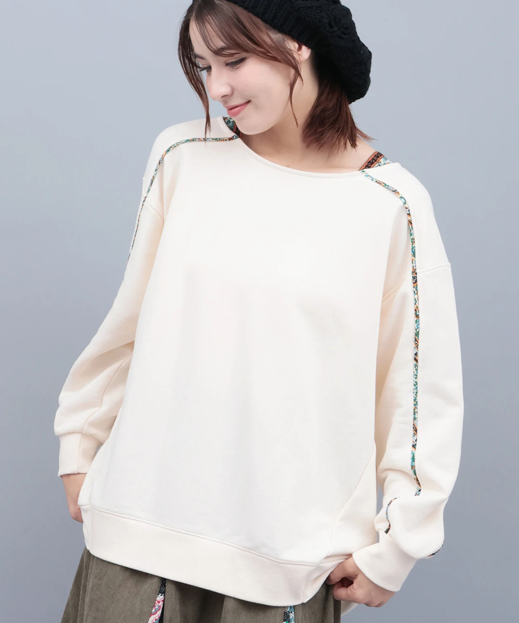 チチカカ |スウェット肩チロリープルオーバー