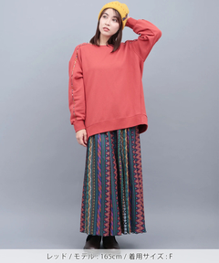 チチカカ |スウェット肩チロリープルオーバー