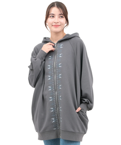 チチカカ |ミルパ刺繍ドルマンジップパーカー