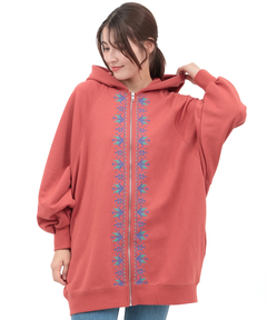 チチカカ |ミルパ刺繍ドルマンジップパーカー