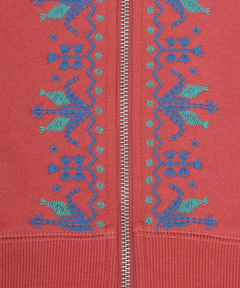 チチカカ |ミルパ刺繍ドルマンジップパーカー