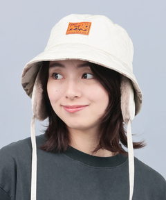 チチカカ |耳当て付きキルティングバケットハット