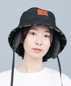 チチカカ |耳当て付きキルティングバケットハット