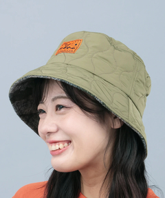 チチカカ |耳当て付きキルティングバケットハット