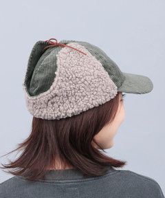 チチカカ |コーデュロイボアフライトキャップ