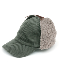 チチカカ |コーデュロイボアフライトキャップ