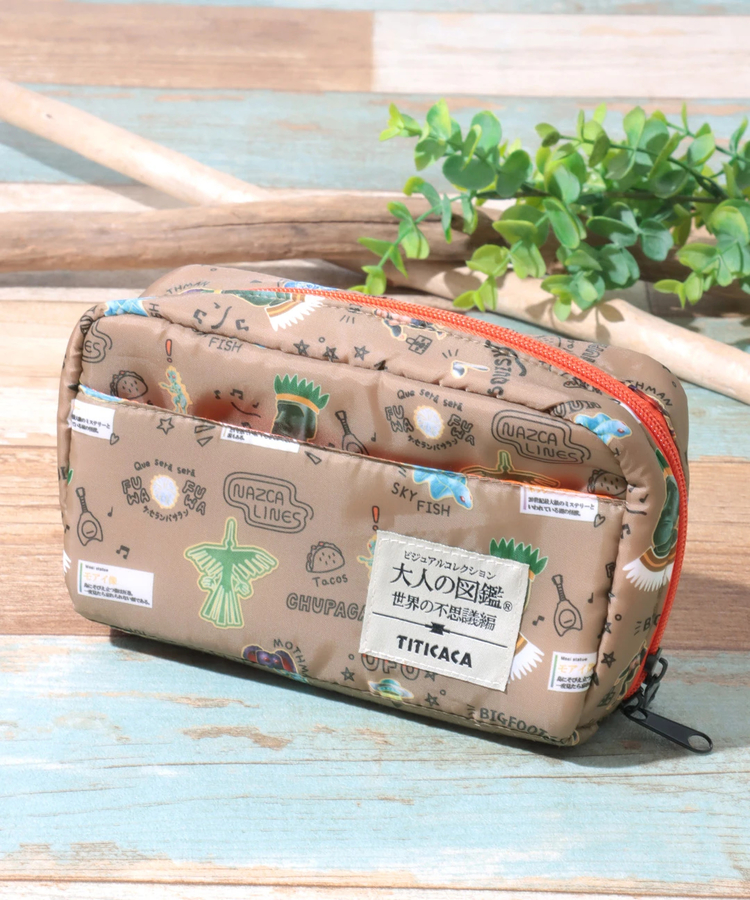 チチカカ |大人の図鑑コラボ ポーチ