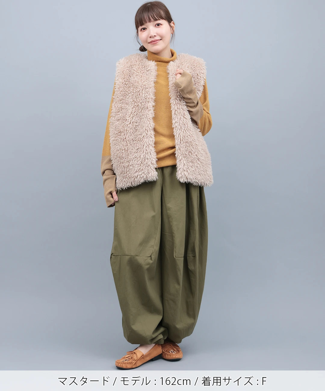 バイカラーリブタートルニット / ニット・セーター | エスニック