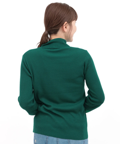 チチカカ |バイカラーリブタートルニット