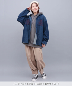 チチカカ |デニムコールパッチシャツ