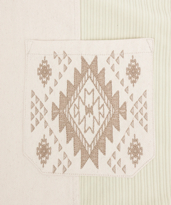 チチカカ |デニムコールパッチシャツ