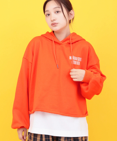 チチカカ |Orale! バックロゴショートスウェットフーディー
