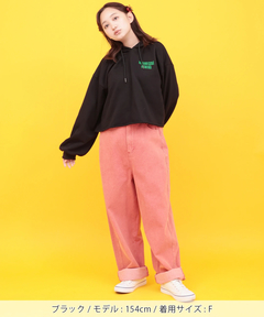 チチカカ |Orale! バックロゴショートスウェットフーディー