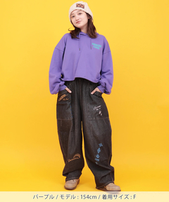 チチカカ |Orale! バックロゴショートスウェットフーディー