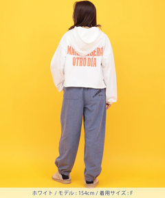 チチカカ |Orale! バックロゴショートスウェットフーディー