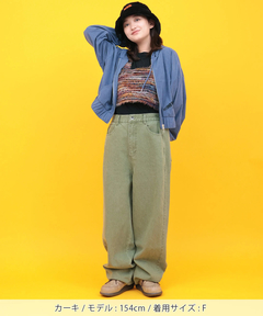 チチカカ |Orale! カラーバレルパンツ