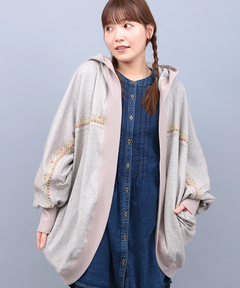 チチカカ |起毛サカリバフードカーディガン