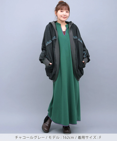 チチカカ |起毛サカリバフードカーディガン