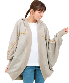 チチカカ |起毛サカリバフードカーディガン