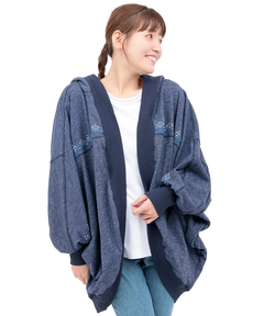 チチカカ |起毛サカリバフードカーディガン