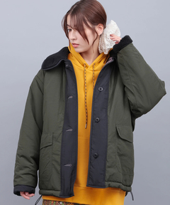 チチカカ |ボア×キルトリバーシブルブルゾン