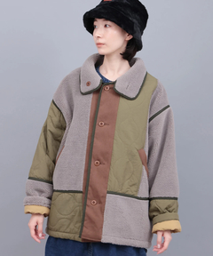 チチカカ |ボア×キルトリバーシブルブルゾン