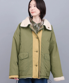 チチカカ |ボア×キルトリバーシブルブルゾン