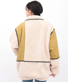 チチカカ |ボア×キルトリバーシブルブルゾン