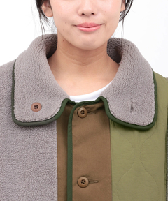 チチカカ |ボア×キルトリバーシブルブルゾン