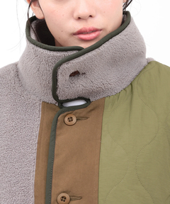 チチカカ |ボア×キルトリバーシブルブルゾン