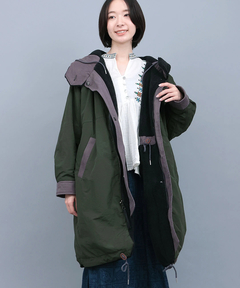 チチカカ |ボア×キルトリバーシブルコート