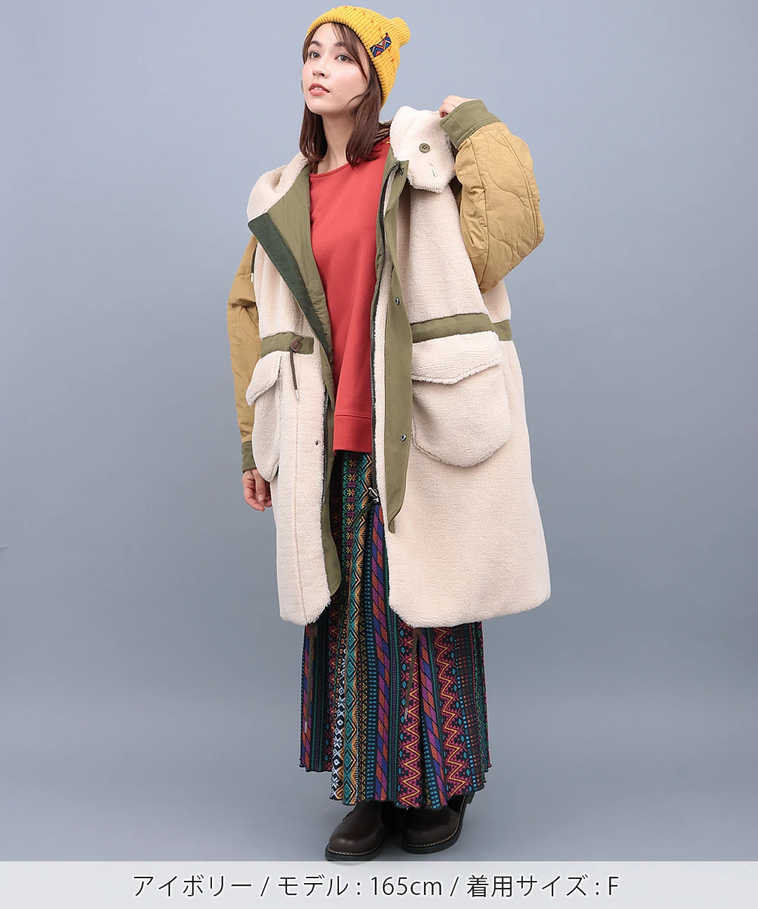 epa リバーシブル ボアコート リバーシブルボアコート | allureville (Women)/アルアバイル