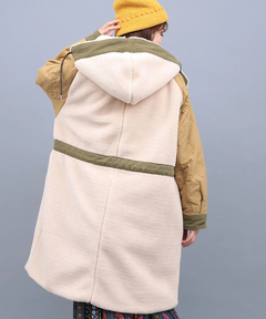 チチカカ |ボア×キルトリバーシブルコート