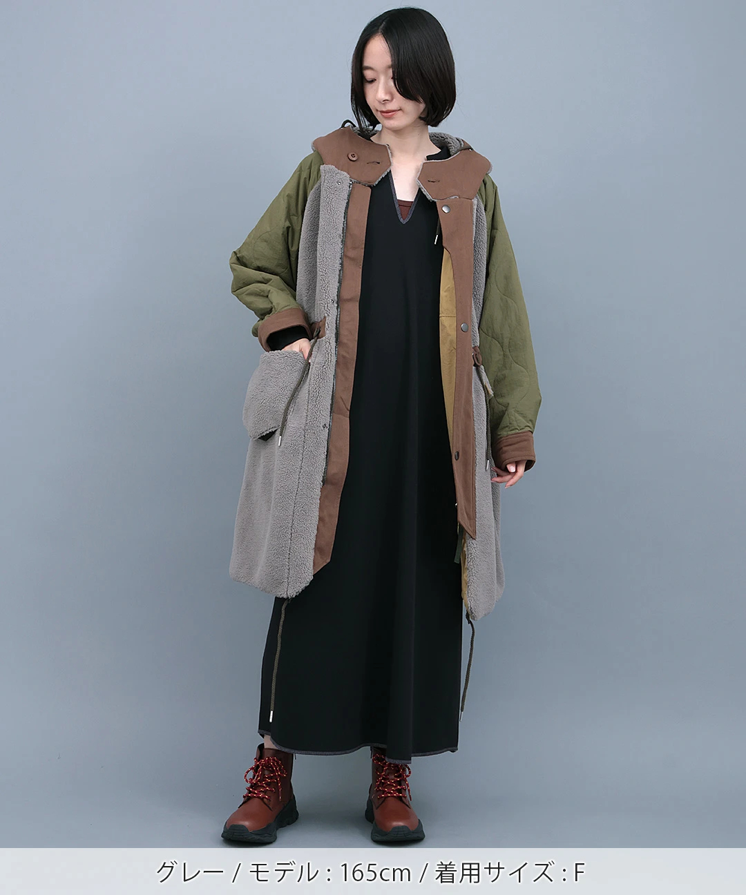 ✨新品タグ付き ディーゼル リバーシブル 3way 切替 コート ボア フード ✨新品タグ付き ディーゼル リバーシブル 3way 切替 コート ボア