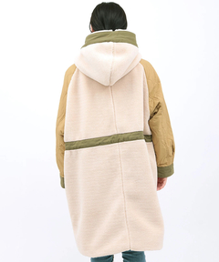 チチカカ |ボア×キルトリバーシブルコート