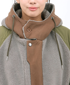 チチカカ |ボア×キルトリバーシブルコート