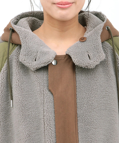 チチカカ |ボア×キルトリバーシブルコート