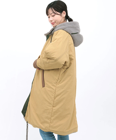 チチカカ |ボア×キルトリバーシブルコート