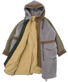 チチカカ |ボア×キルトリバーシブルコート