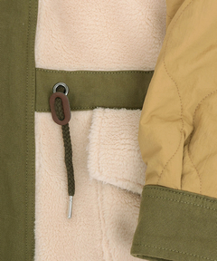 チチカカ |ボア×キルトリバーシブルコート