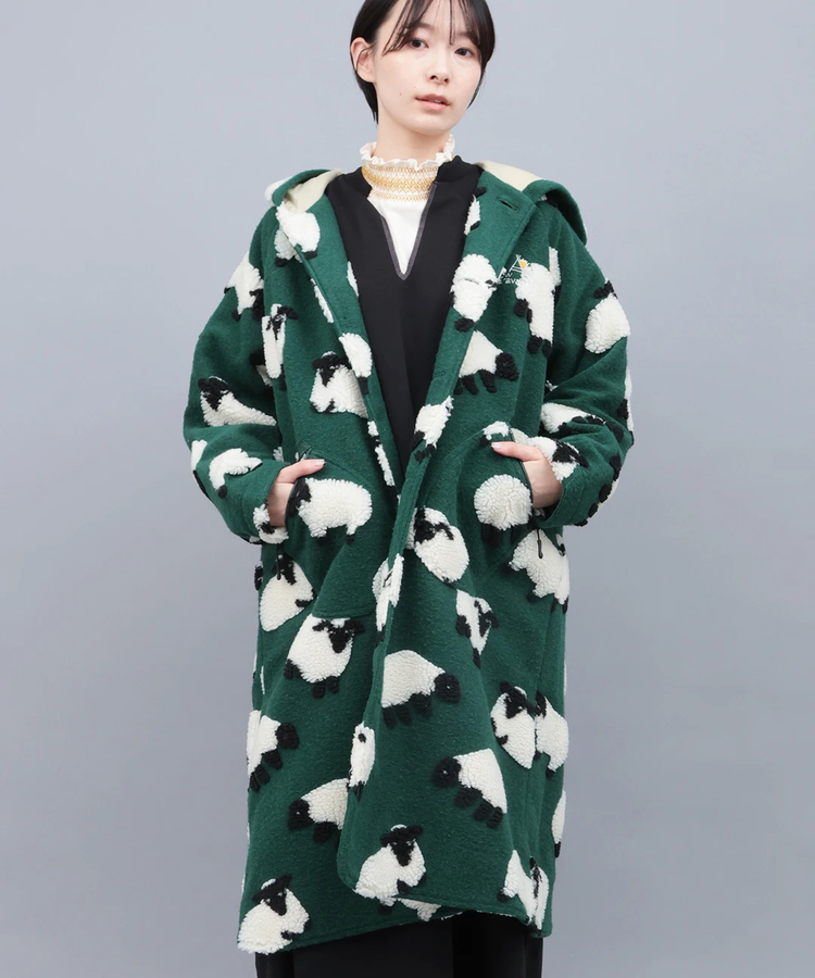 go slow caravan ジャカードボアコンチョコート【WEB限定】 / コート