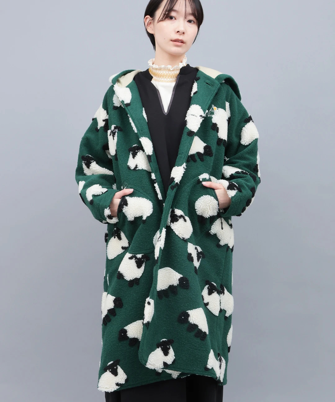 go slow caravan ジャカードボアコンチョコート【WEB限定】 / コート