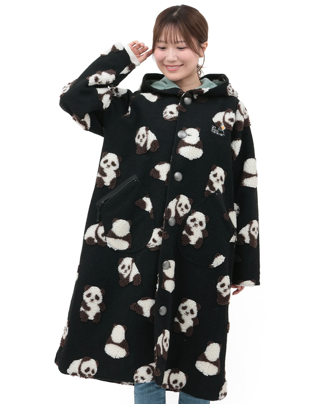 go slow caravan ジャカードボアコンチョコート【WEB限定】 / コート