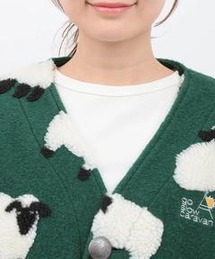 チチカカ |go slow caravan ジャカードボアコンチョカーディガン【WEB限定】