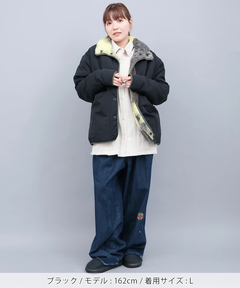 チチカカ |Duckster ナイロン×ボアリバーシブルジャケット